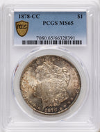 1878-CC Morgan Dollar PCGS MS65