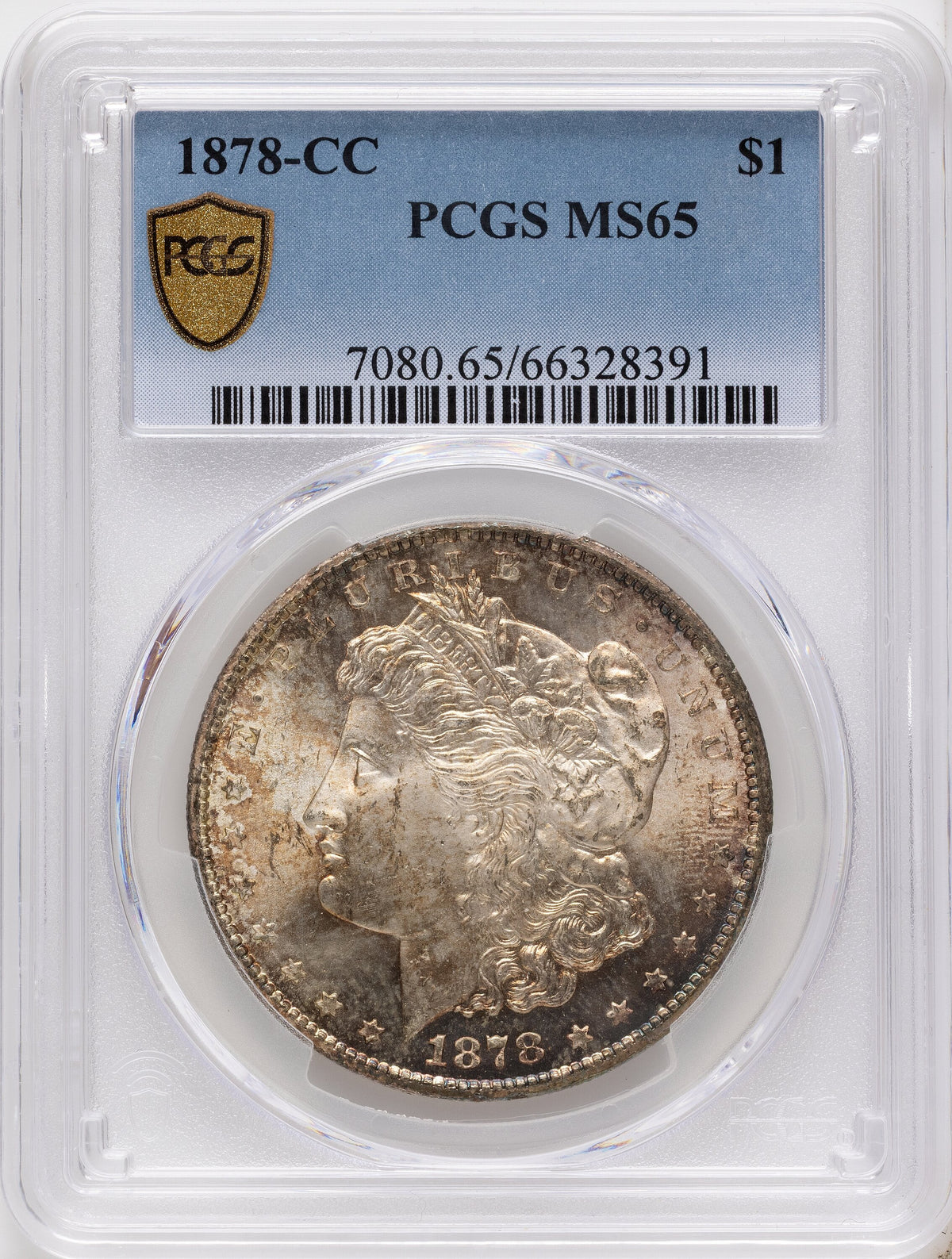 1878-CC Morgan Dollar PCGS MS65