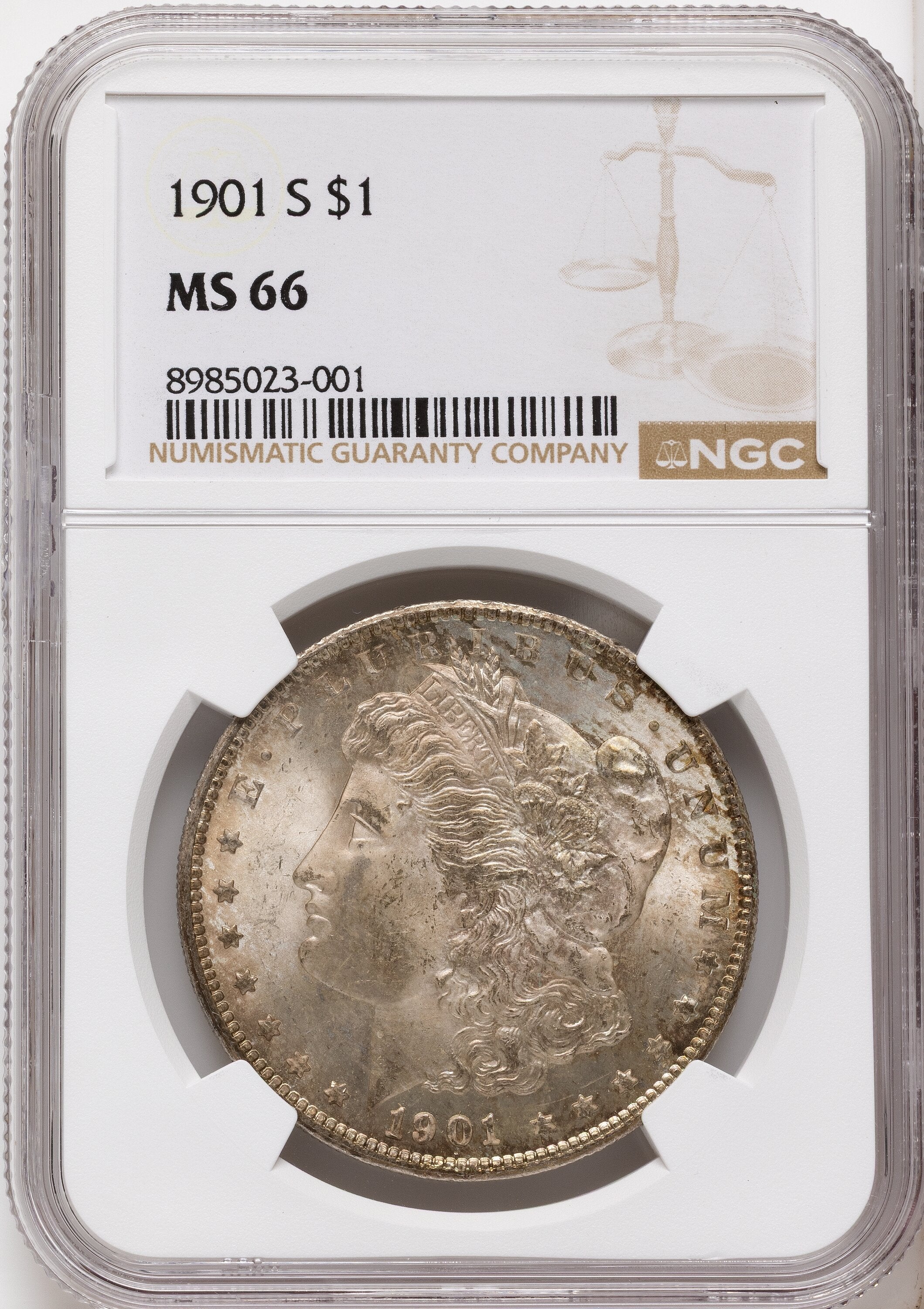 1901-S Morgan Dollar NGC MS66