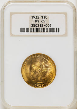 1932 $10 Indian Eagle NGC MS65