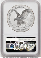 2026-W Enhanced Silver Eagle 1 oz America 250 John Hancock Label NGC MS70
