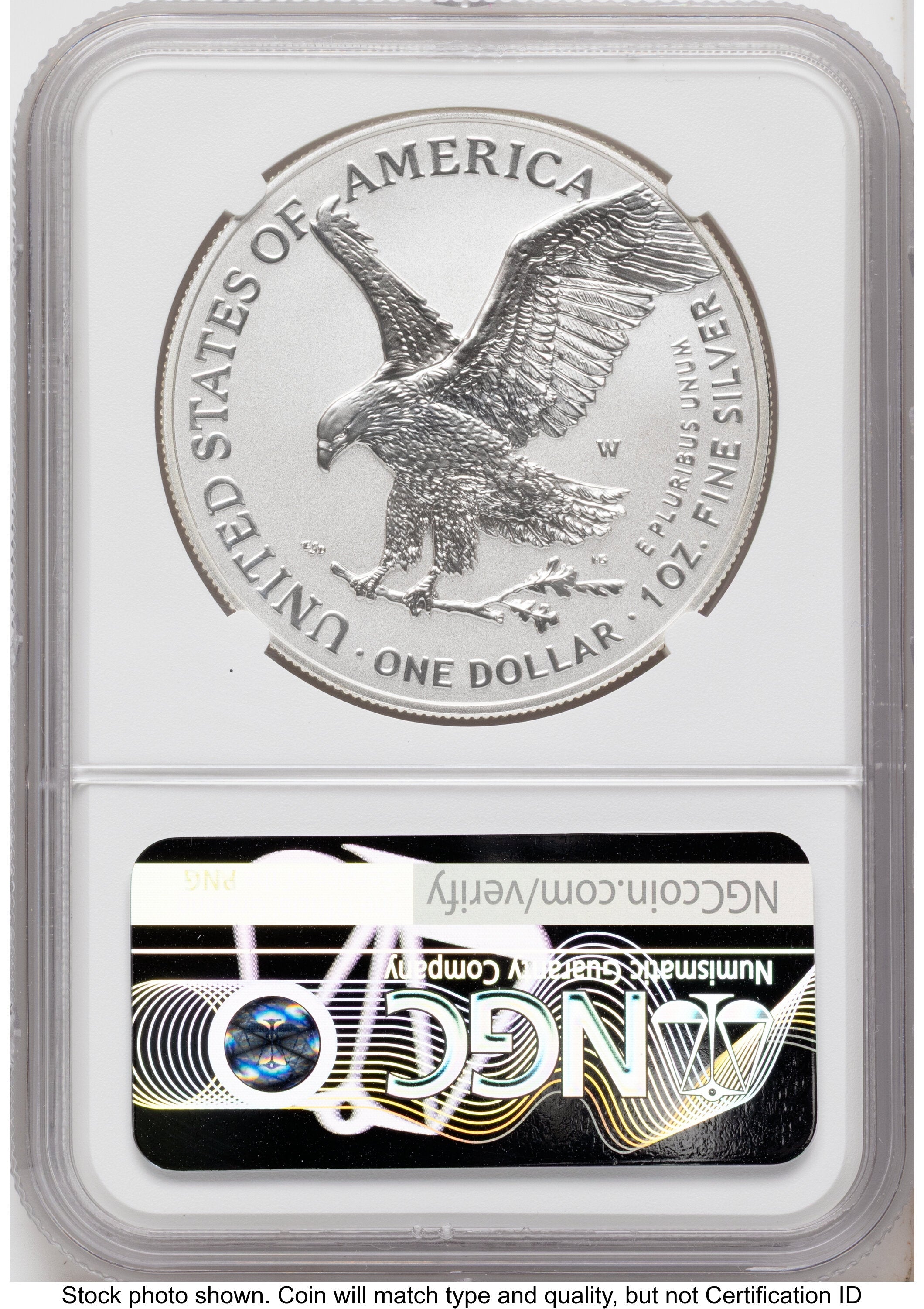 2026-W Enhanced Silver Eagle 1 oz America 250 John Hancock Label NGC MS70