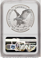 2026-W Enhanced Silver Eagle 1 oz FDI America 250 John Hancock Label NGC MS70
