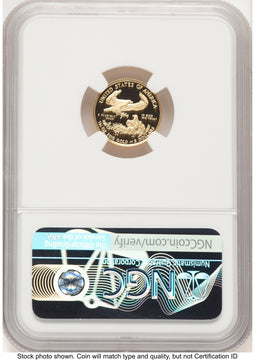 2018-W Proof Gold Eagle 1/10 oz NGC PF70 Ed Moy