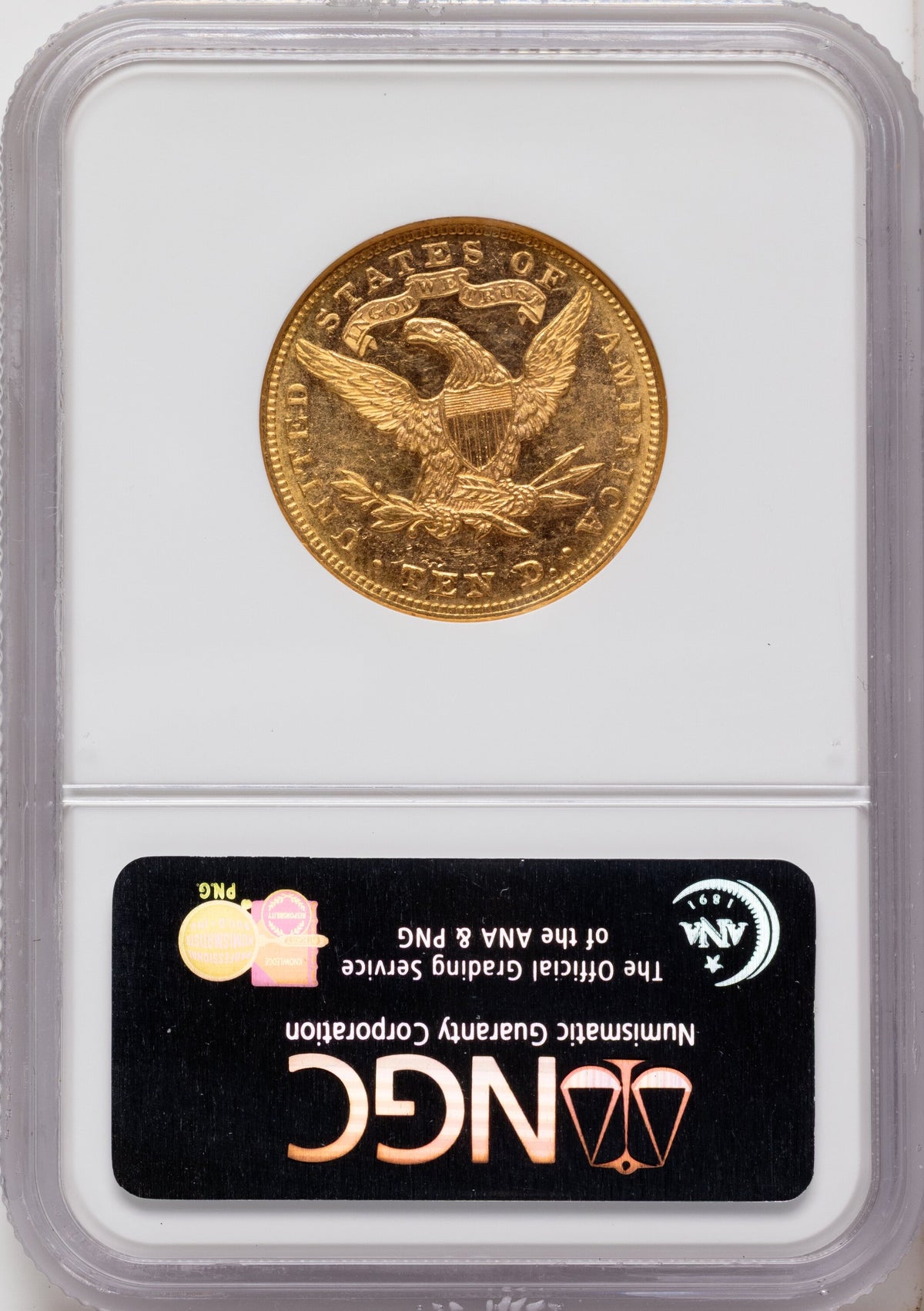 1883 $10 PL Liberty Eagle NGC MS61