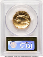 2009 G$20 Ultra High Relief Gold Foil PCGS MS70