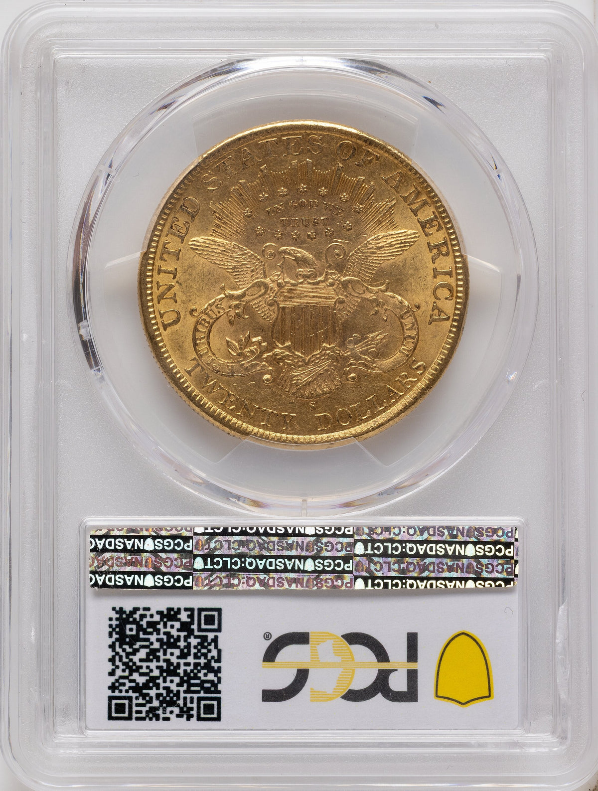 1898-S $20 Liberty Double Eagle PCGS MS62