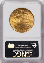 1909-S $20 Saint-Gaudens Double Eagle NGC MS62