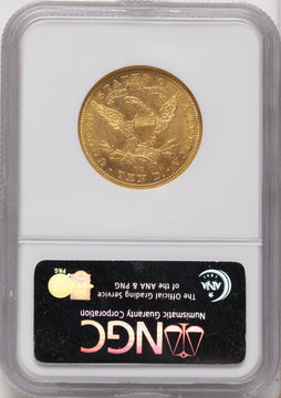 1891-CC $10 Liberty Eagle NGC MS62