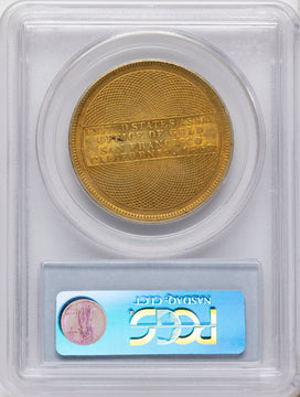 1853 $20 Assay Office 900 Thous. Territorial Gold PCGS AU55