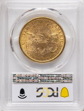 1884-S $20 Liberty Double Eagle PCGS MS61