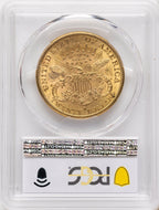 1888-S $20 Liberty Double Eagle PCGS MS62