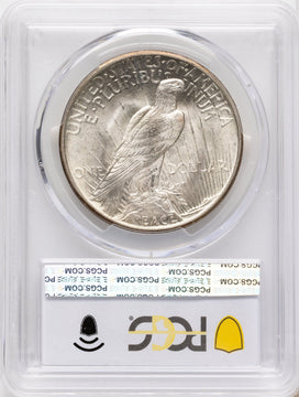1921 Peace Peace Dollar PCGS MS66