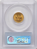 1861 $2.50 New Reverse Type 2 Liberty Quarter Eagle PCGS MS62