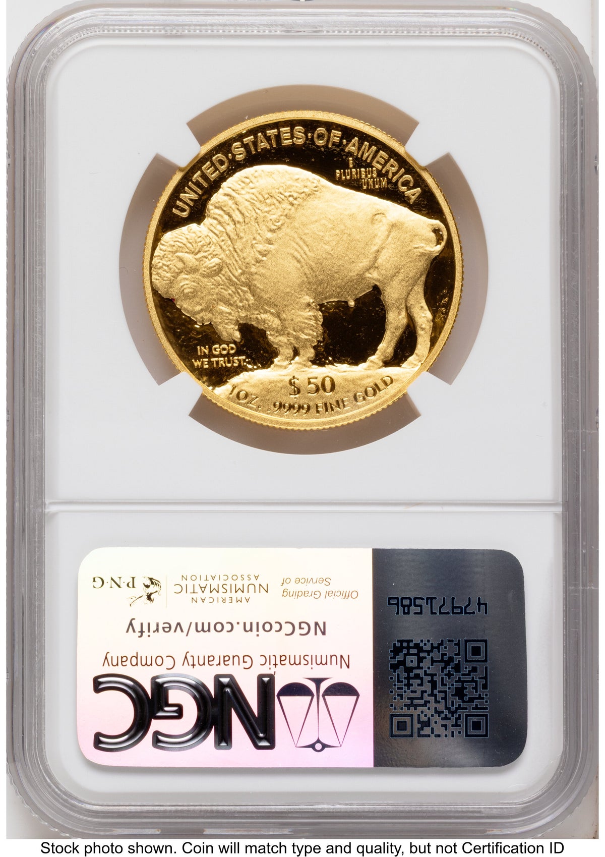 2008-W Proof Gold Buffalo 1.85 oz Mike Castle NGC PF70