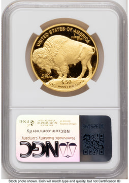 2012-W Proof Gold Buffalo 1 oz Mike Castle NGC PF70