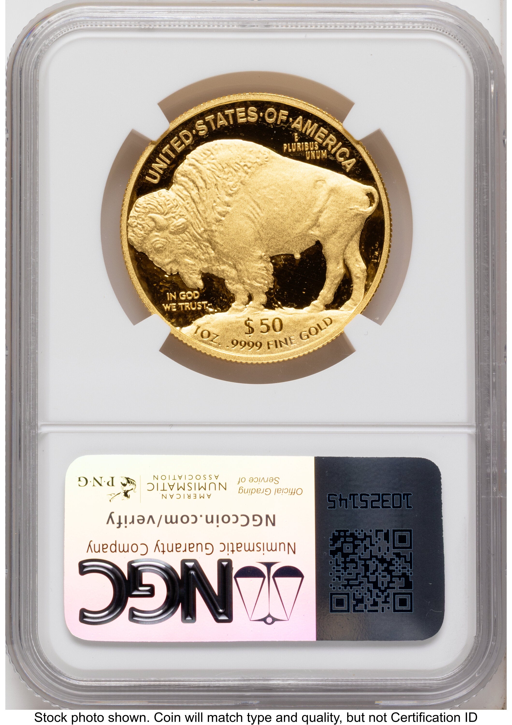 2012-W Proof Gold Buffalo 1 oz Mike Castle NGC PF70