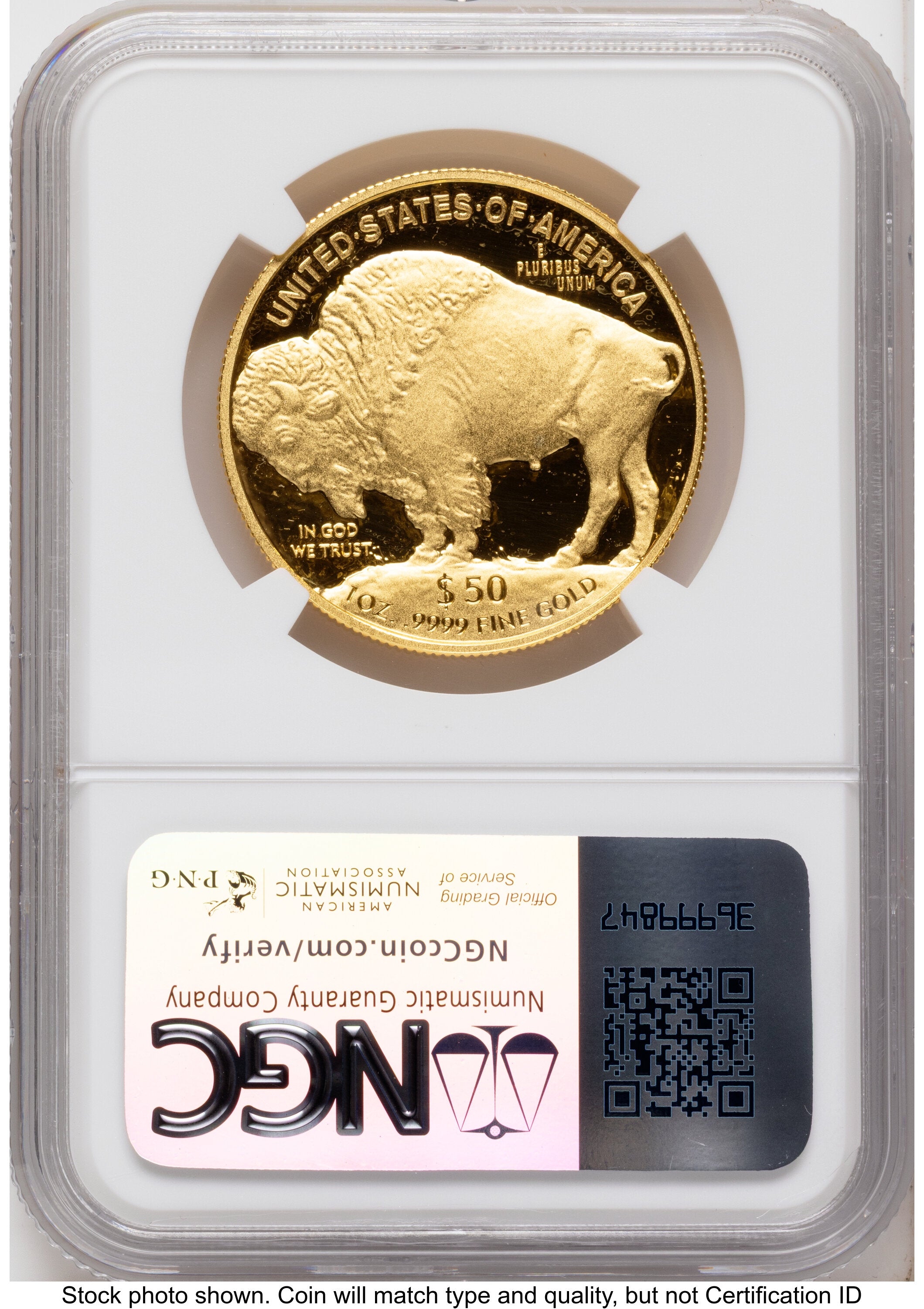 2014-W Proof Gold Buffalo 1 oz Mike Castle NGC PF70
