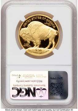 2015-W Proof Gold Buffalo 1 oz Mike Castle NGC PF70