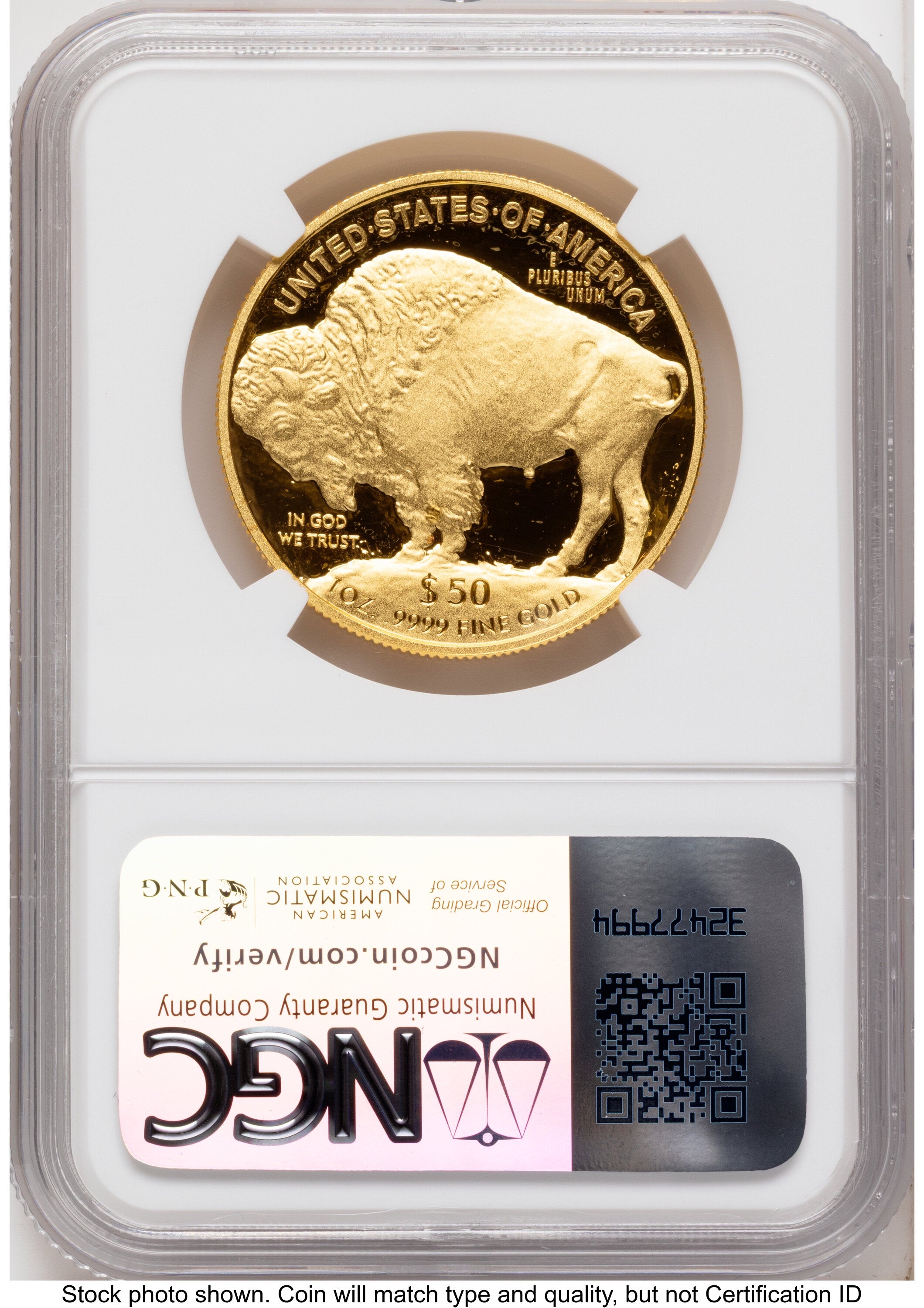 2015-W Proof Gold Buffalo 1 oz Mike Castle NGC PF70