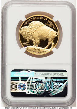 2017-W Proof Gold Buffalo 1 oz Mike Castle NGC PF70