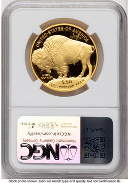 2018-W Proof Gold Buffalo 1 oz Mike Castle NGC PF70