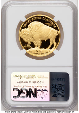 2020-W Proof Gold Buffalo 1 oz ER Mike Castle NGC PF70