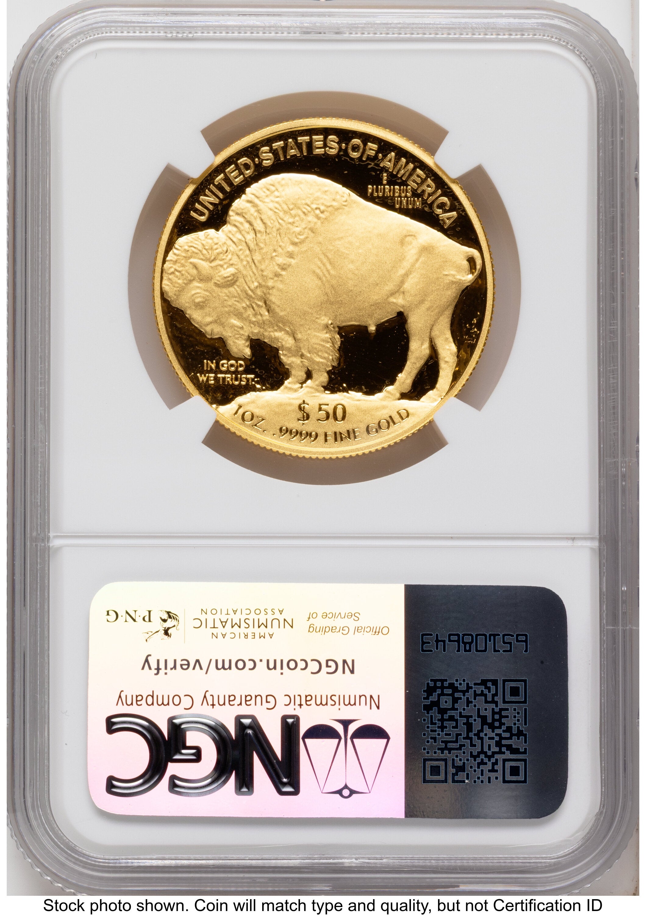 2020-W Proof Gold Buffalo 1 oz ER Mike Castle NGC PF70