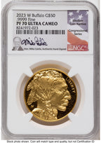 2023-W Proof Gold Buffalo 1 oz Mike Castle NGC PF70