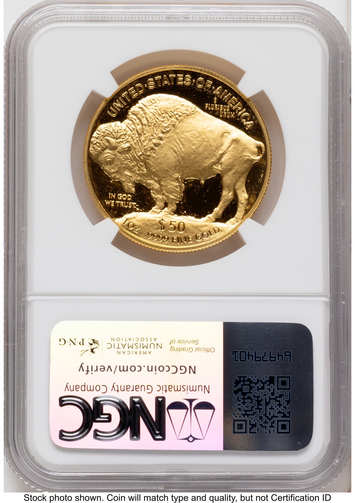 2024-W Proof Gold Buffalo 1 oz AR Mike Castle NGC PF70