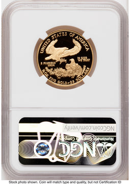 2007-W Proof Gold Eagle 1/2 oz Red Book NGC PF70