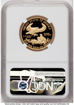 2015-W Proof Gold Eagle 1/2 oz Red Book NGC PF70