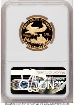 2018-W Proof Gold Eagle 1/2 oz Red Book NGC PF70