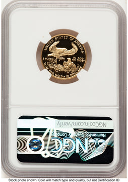 1992-P Proof Gold Eagle 1/4 oz Red Book NGC PF70