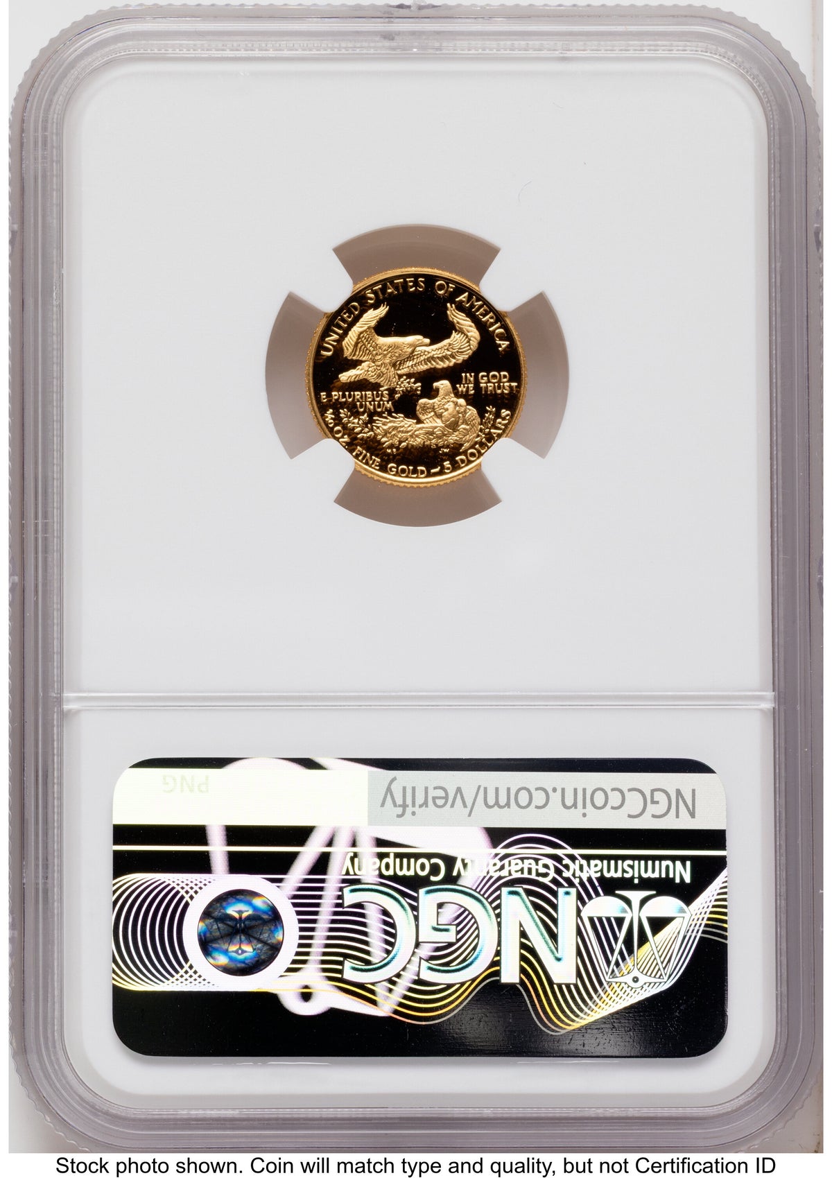 1989-P Proof Gold Eagle 1/10 oz Red Book NGC PF70