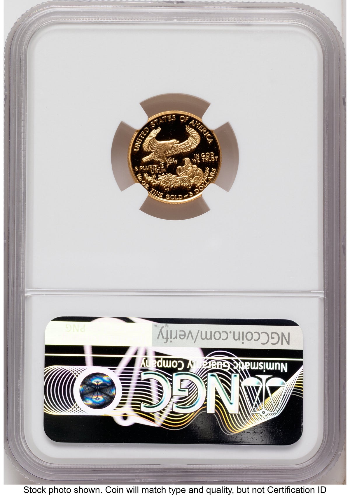 1997-W Proof Gold Eagle 1/10 oz Red Book NGC PF70