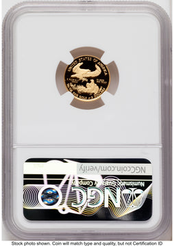 2020-W Proof Gold Eagle 1/10 oz Red Book NGC PF70