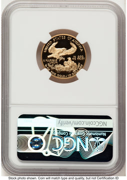 1998-W Proof Gold Eagle 1/4 oz Red Book NGC PF70