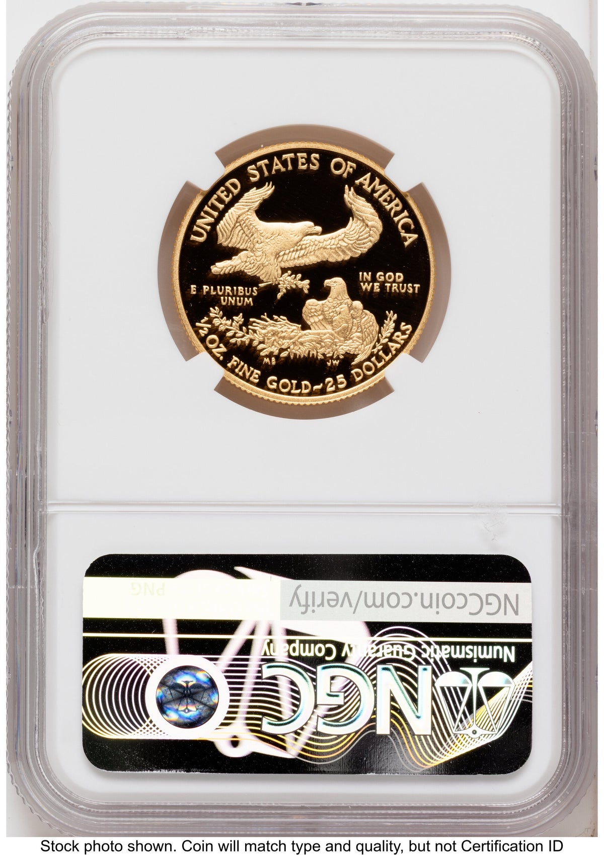 2010-W Proof Gold Eagle 1/2 oz Red Book NGC PF70
