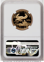 1994-W Proof Gold Eagle 1/2 oz Red Book NGC PF70