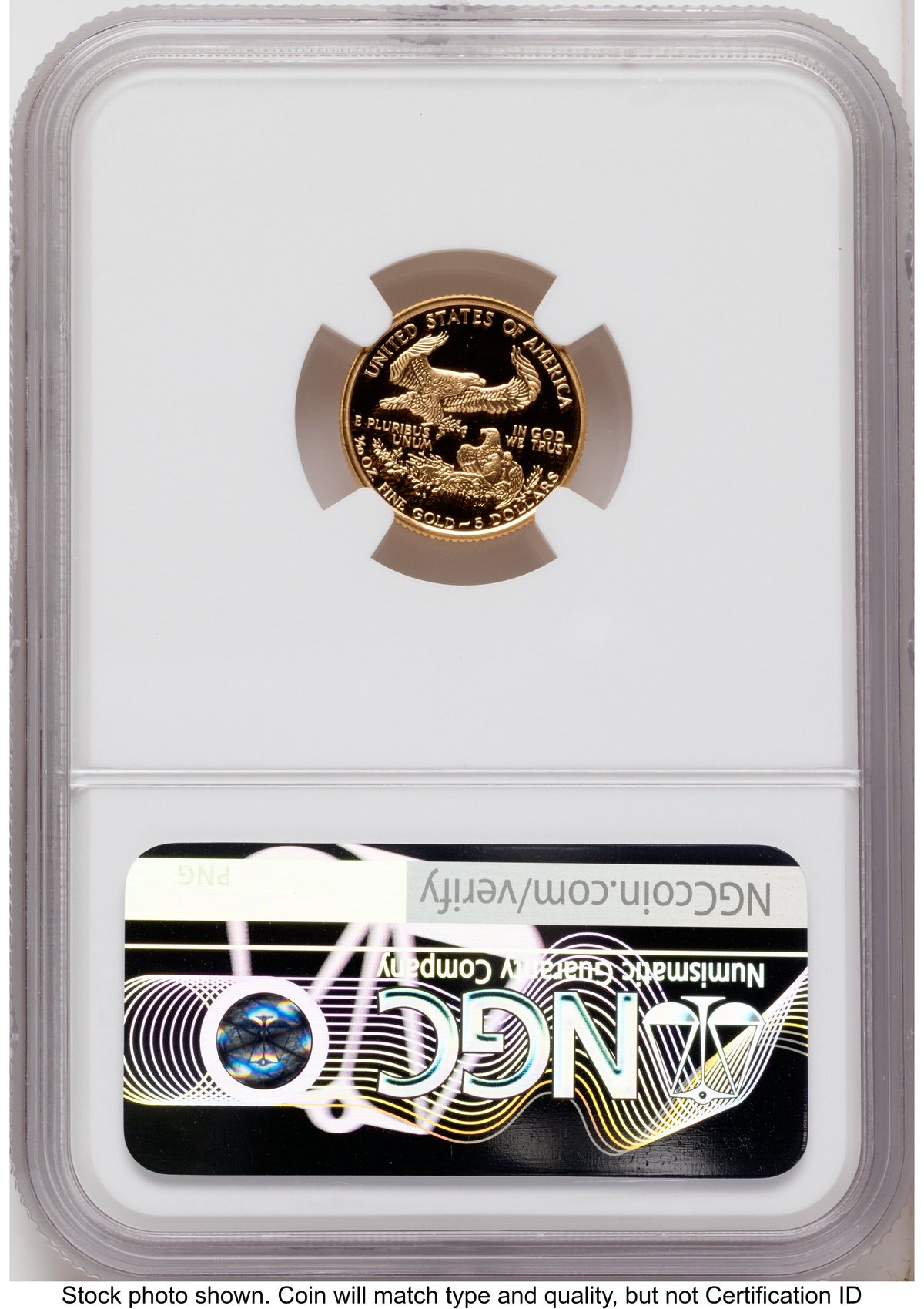 1994-W Proof Gold Eagle 1/10 oz Red Book NGC PF70
