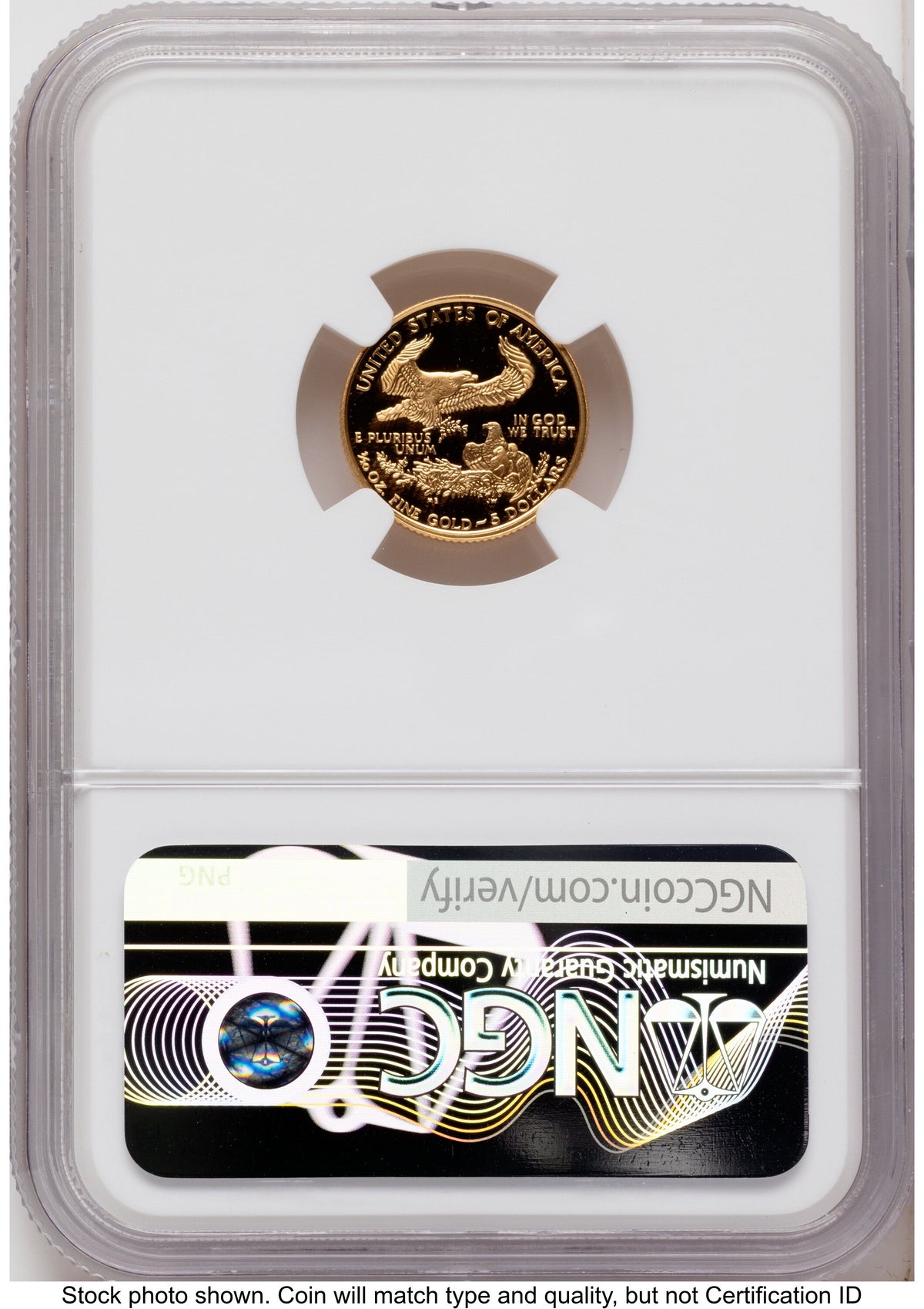 1998-W Proof Gold Eagle 1/10 oz Red Book NGC PF70