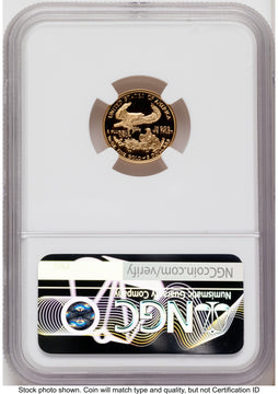 2004-W Proof Gold Eagle 1/10 oz Red Book NGC PF70