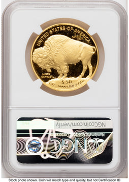 2018-W Proof Gold Buffalo 1 oz FDI NGC PF70 Ed Moy