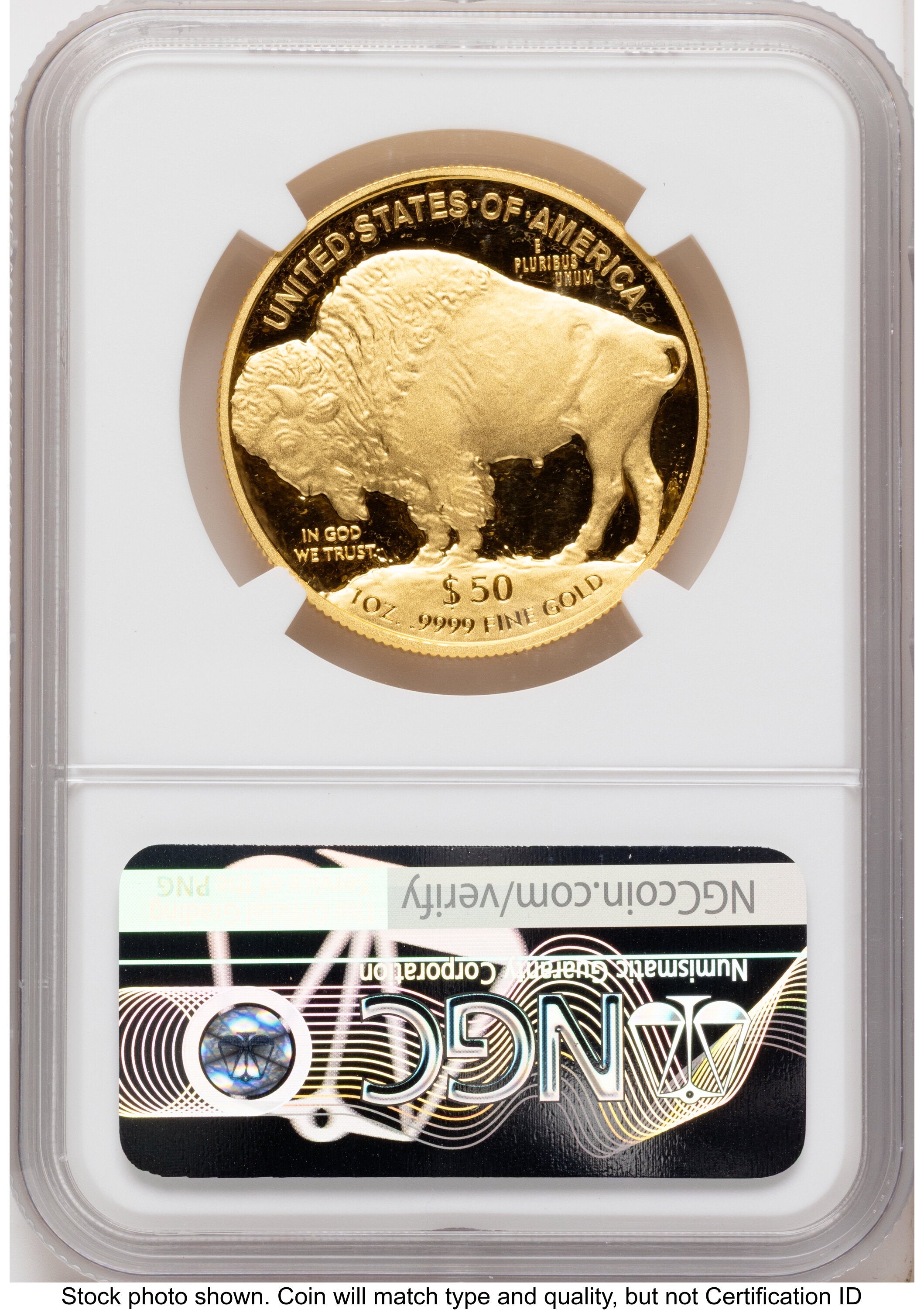 2018-W Proof Gold Buffalo 1 oz FDI NGC PF70 Ed Moy