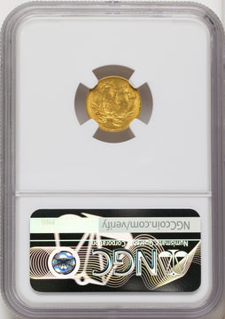 1854 G$1 Type Two Gold Dollar NGC MS63
