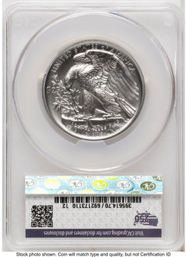 2026-W Palladium Eagle 1 oz Uncirculated Advanced Delivery America 250 CACG MS70