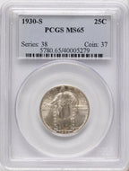 1930-S 25C Standing Liberty Quarter PCGS MS65