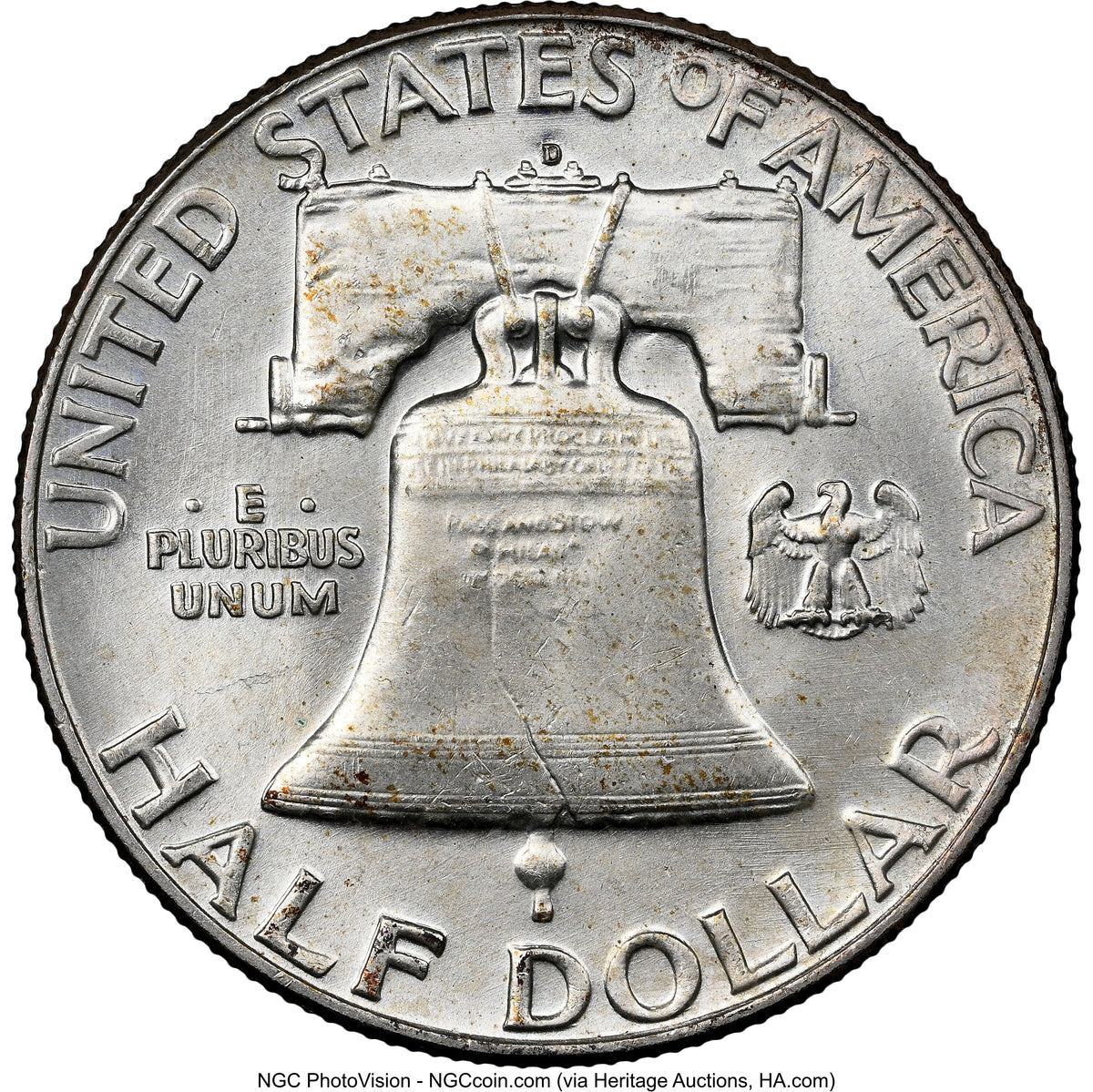 1963-D 50C FL Franklin Half Dollar NGC MS66