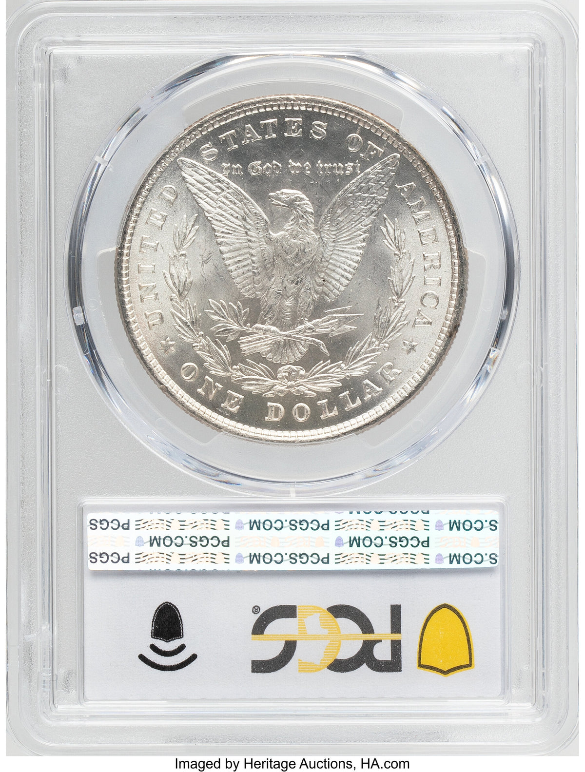 1878 8TF $1 VAM 17 Diagonal in 8 CAC Morgan Dollar PCGS MS64